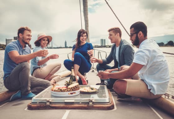 Break the Pattern and Host a Cocktail Party in a Yacht